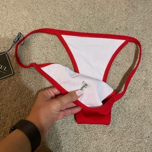 Zaful Red Bikini Swim Set size 6 NWT - Picture 7 of 11